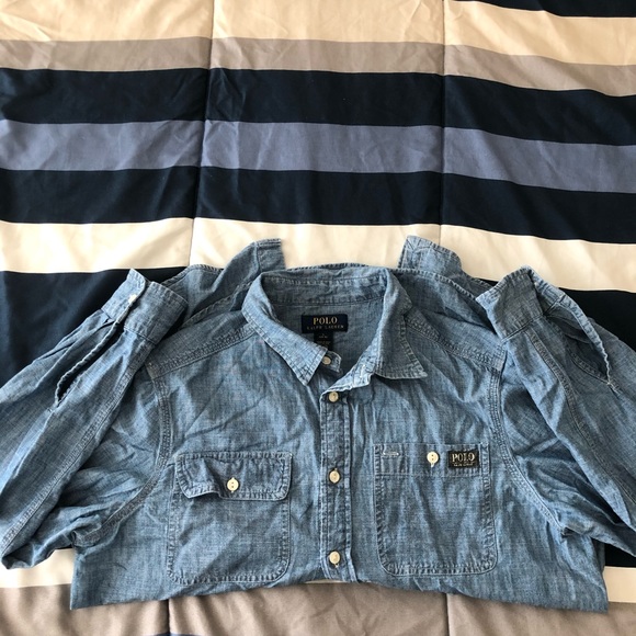 Boys Polo Ralph Lauren Jean collar shirt